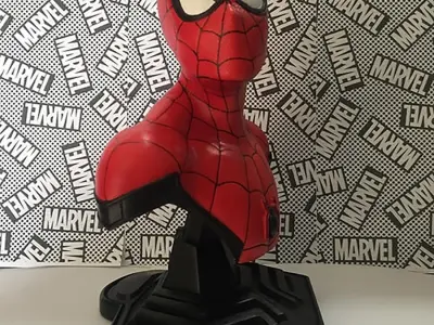 Spiderman Home Coming Bust 3D Model Ready to Print STL 3D print model