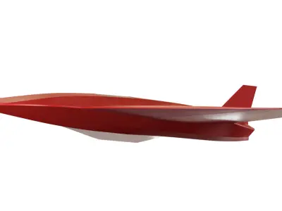 Hadid-110 kamikaze Dalahu drone 3D model