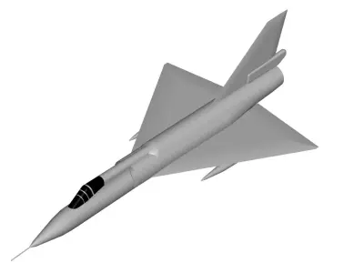 Convair F-106 Delta Dart 3D model