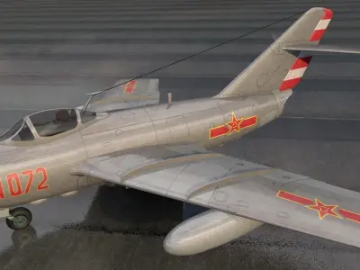 Mikoyan-Gurevich MIG-15 Fagot 3D model