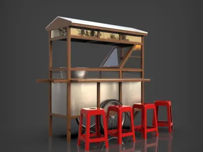 Asian Food Charts 3D model