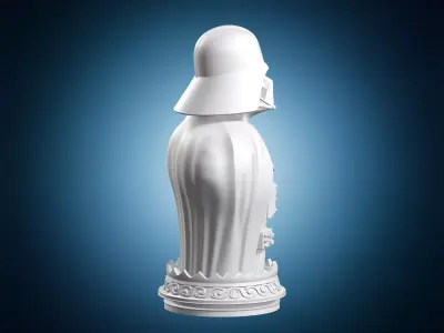 Darth Vader Helmet Bust Statue Collectible 3D print model