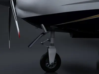 Ruschmeyer R90 230RG Rigged C4D 3D model