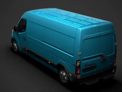 Vauxhall Movano L3H2 Van 2020 3D model
