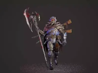 The Next Generation Doomsday Fighter Low-poly 3D model