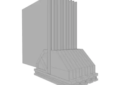 Office Files Low-poly 3D model