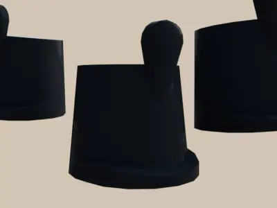 lego soldier hat Free 3D model