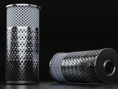 Car Filter Type K 3D model