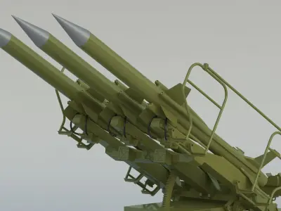 2K12 Kub SA-6 Gainful 3D model