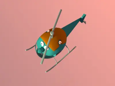Family guy Petercopter 3D model