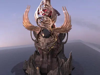 She Ra Masters Tower design 2 3D model