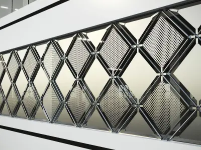 Multi-level parking 3D model