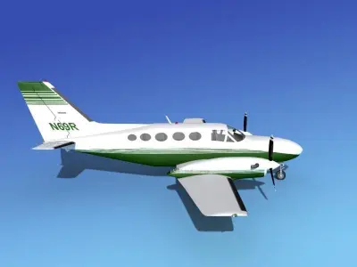 Cessna 425 Conquest I V09 3D model