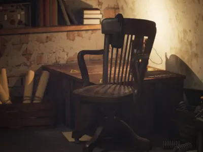 Bunker Command 42 Assets Low-poly 3D model