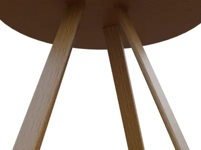 Elegant Coffee Table Free low-poly 3D model
