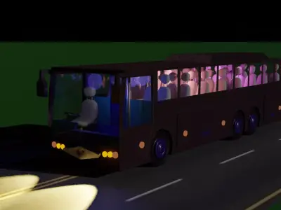 3D TRAVELLS  WITH  MATERAILS Free 3D model