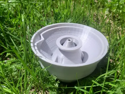 Double Planter Pots Free 3D print model