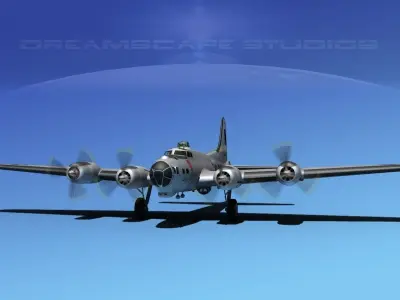 Boeing B-17G Flying Fortress  HP V05 3D model
