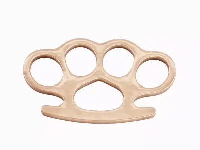 Knuckles 02 Low-poly 3D model