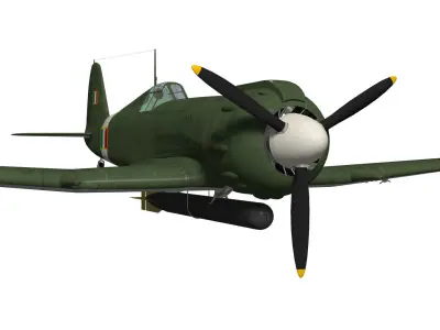 Fiat G57 3D model