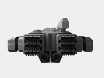 Medium attack drone 3D model