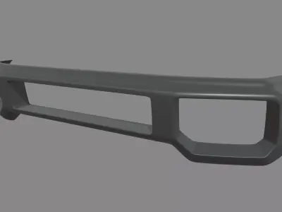 Front Bumper Mercedes Benz AMG G 63 Low-poly 3D model