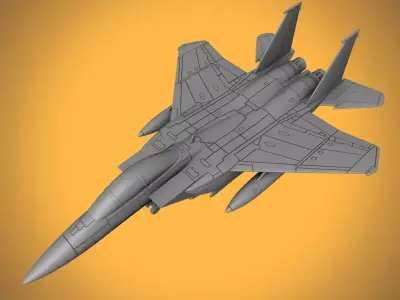 F-15 EAGLE SCALE 1-72 PRINTABLE STL FILES 3D print model