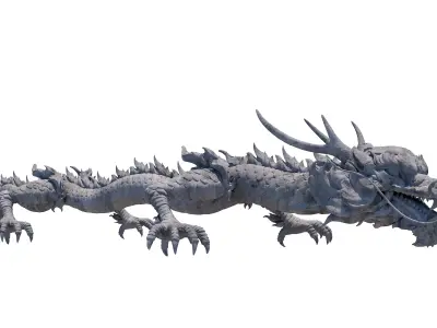 Sculpture-001 dragon 3D model