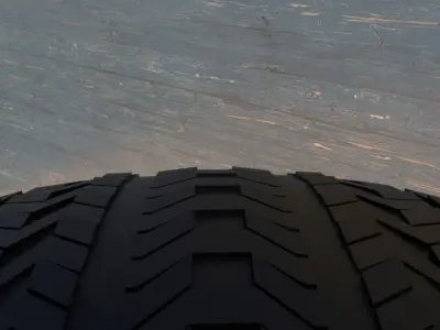 ORTAS TIRE NO 22 GAME READY Low-poly 3D model