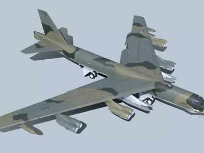 Boeing B-52H Stratofortress 3D model