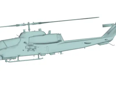 Bell AH-1 SuperCobra 3D model