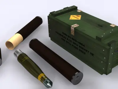 Hydra 70 Warhead Storage System 3D model