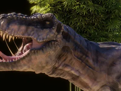 Tyrannosaurus Rex T rex Jurassic Park  3D model