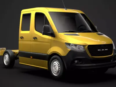 RAM Sprinter Chassis Crew Cab L1 FWD 2020 3D model