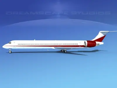 McDonnell Douglas MD83 Corporate 3 3D model