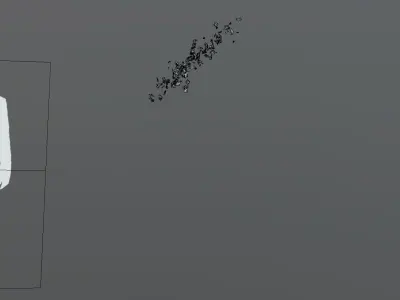 FeatherShoot01 150 Low-poly 3D model