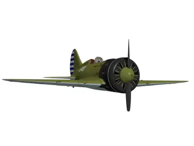 Polikarpov I-16 Rata Type18 3D model