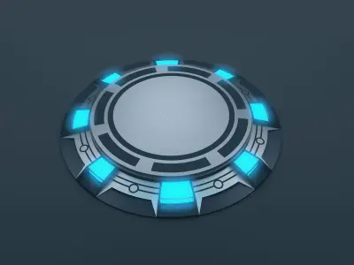 STAND BASE 02 3D model