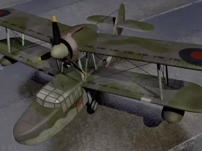 Supermarine SeaOtter 3D model