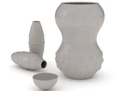 Decorative Vases Free 3D model