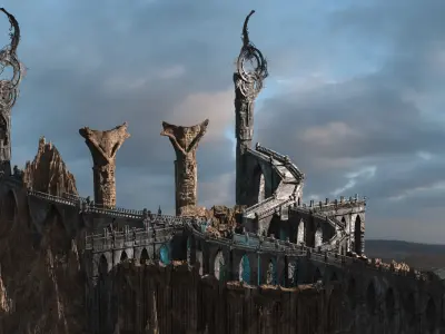 Gomorrah Garden tower 3D model