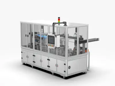 Automatic Battery Tray Loading and Unloading Coating Machine 3D model