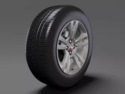 Fiat Qubo wheel 2017 3D model