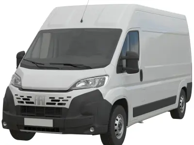 2024 FIAT DUCATO  L3H2 Detailed interior 3D model