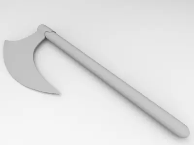 Sickle Axe 3D model