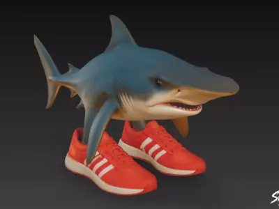 Martelero Martala - Italian BrainRot Low-poly 3D model