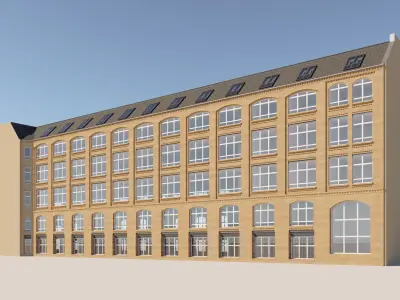German Loft Building 3D model