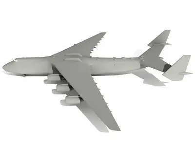 Antonov airplane 3D model