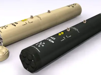 M260 Rocket Launcher 3D model