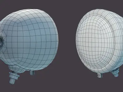 Searchlight FG-16E Low-poly 3D model